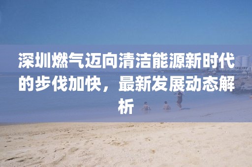 深圳燃?xì)膺~向清潔能源新時(shí)代的步伐加快，最新發(fā)展動(dòng)態(tài)解析