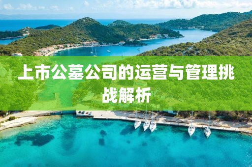 上市公墓公司的運營與管理挑戰(zhàn)解析