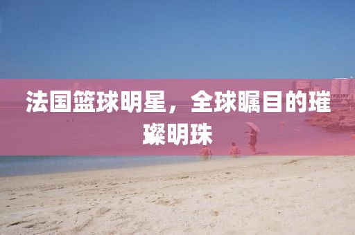 法國籃球明星，全球矚目的璀璨明珠