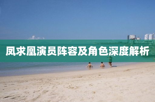 鳳求凰演員陣容及角色深度解析