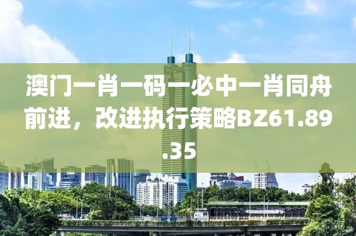 澳門一肖一碼一必中一肖同舟前進，改進執(zhí)行策略BZ61.89.35