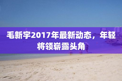 毛新宇2017年最新動(dòng)態(tài)，年輕將領(lǐng)嶄露頭角