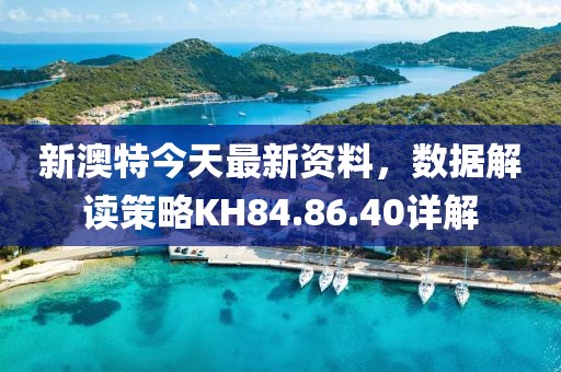 新澳特今天最新資料，數(shù)據(jù)解讀策略KH84.86.40詳解