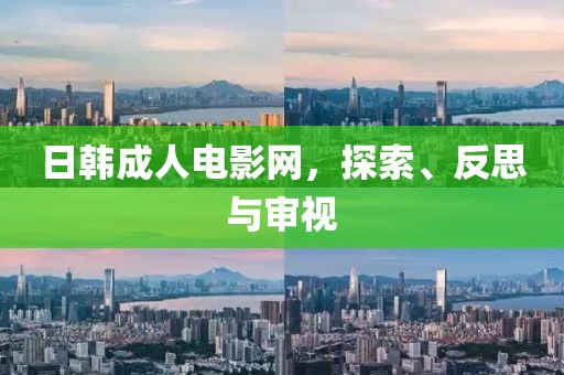 日韓成人電影網(wǎng)，探索、反思與審視