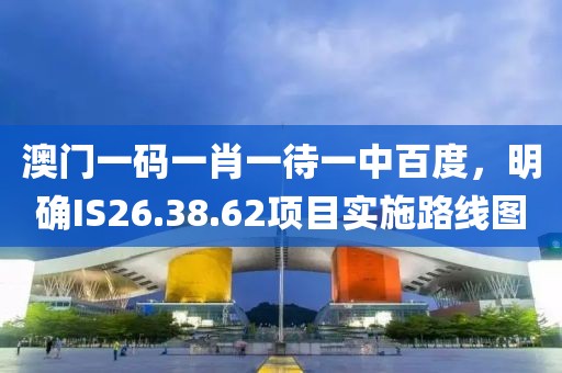 澳門一碼一肖一待一中百度，明確IS26.38.62項目實施路線圖