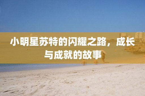 小明星蘇特的閃耀之路，成長與成就的故事