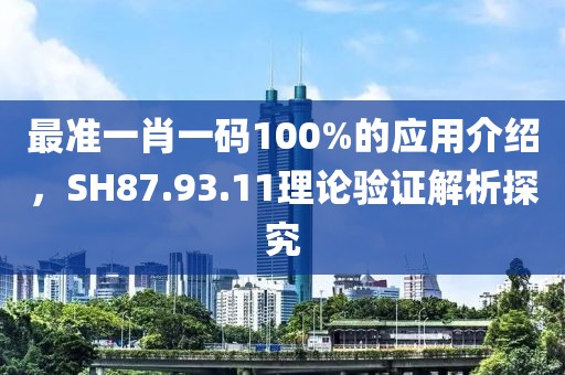 最準(zhǔn)一肖一碼100%的應(yīng)用介紹，SH87.93.11理論驗(yàn)證解析探究