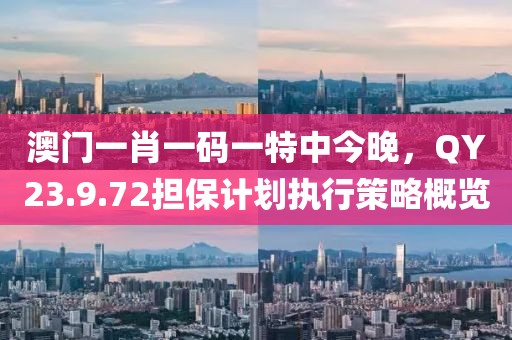 澳門一肖一碼一特中今晚，QY23.9.72擔(dān)保計(jì)劃執(zhí)行策略概覽