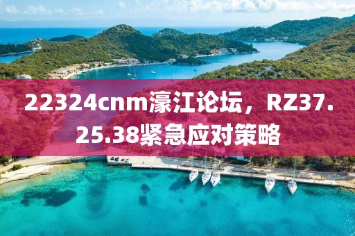 22324cnm濠江論壇，RZ37.25.38緊急應(yīng)對策略