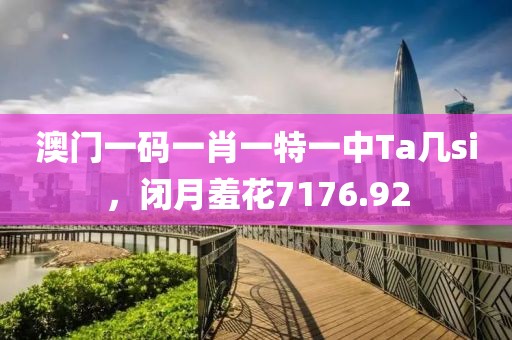 澳門一碼一肖一特一中Ta幾si，閉月羞花7176.92
