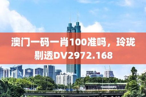 澳門一碼一肖100準(zhǔn)嗎，玲瓏剔透DV2972.168