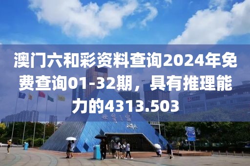 澳門六和彩資料查詢2024年免費查詢01-32期，具有推理能力的4313.503
