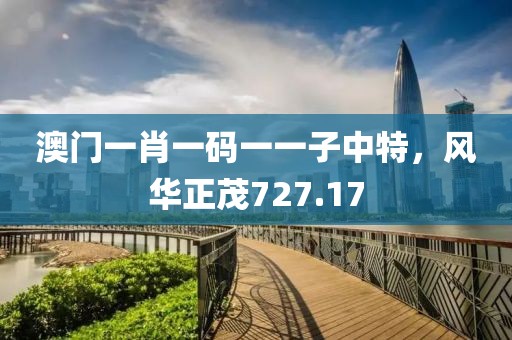 澳門一肖一碼一一子中特，風(fēng)華正茂727.17