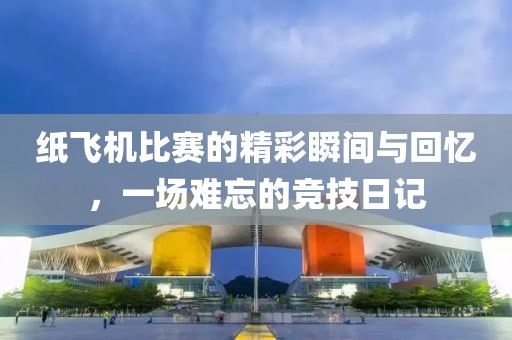 紙飛機(jī)比賽的精彩瞬間與回憶，一場(chǎng)難忘的競(jìng)技日記