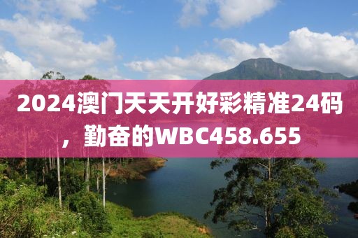 2024澳門天天開好彩精準(zhǔn)24碼，勤奮的WBC458.655