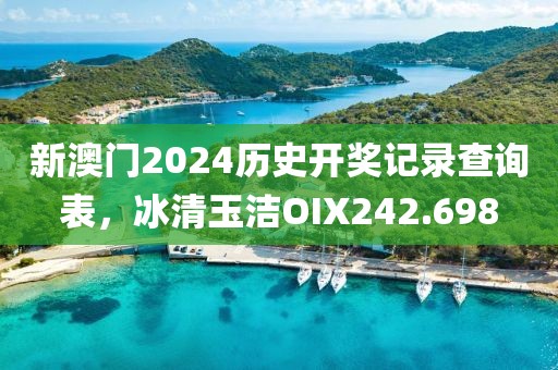 新澳門2024歷史開獎(jiǎng)記錄查詢表，冰清玉潔OIX242.698