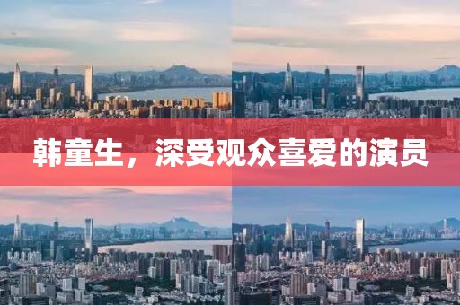 韓童生，深受觀眾喜愛的演員