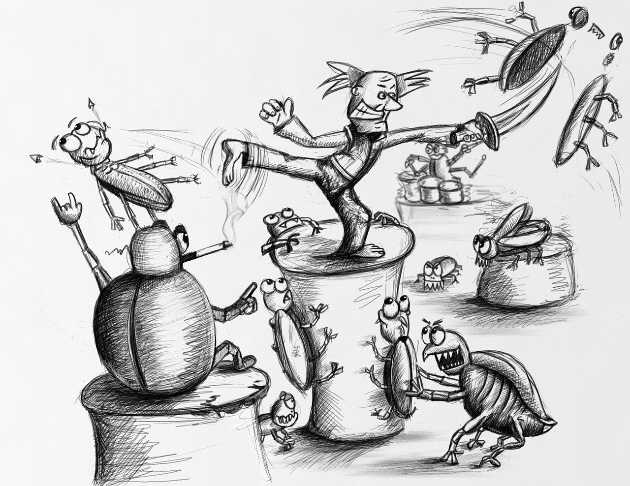 素描動(dòng)漫人物圖片，魅力展現(xiàn)與創(chuàng)作之旅